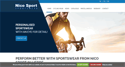 Desktop Screenshot of nicosport.be